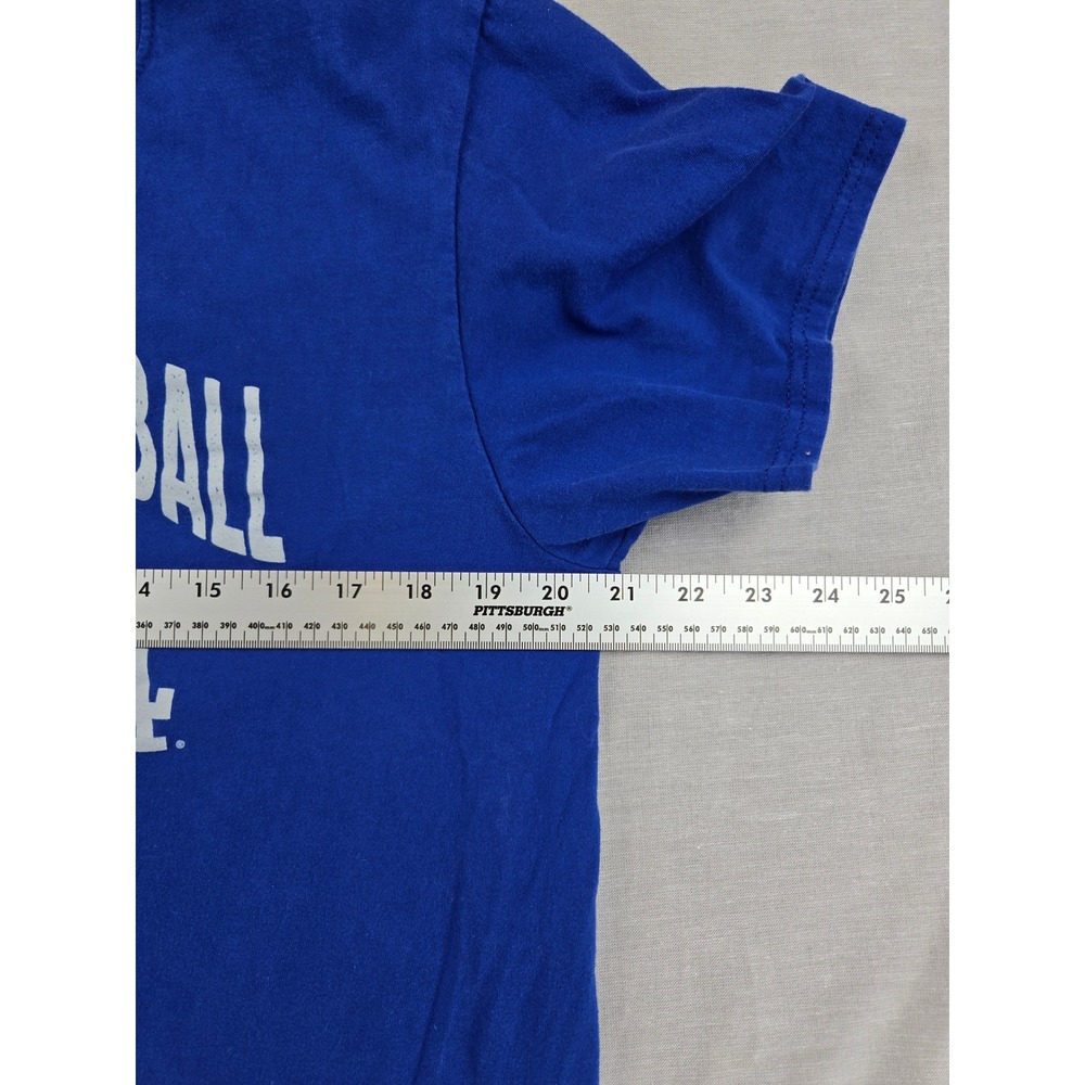 Majestic Los Angeles Dodgers Baseball T-Shirt Mens Large Blue Graphic Tee 1958 - Picture 4 of 10